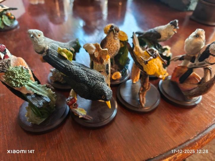 Vogelwereld Collectie - Handgeschilderde Figuurtjes, Verzamelen, Beelden en Beeldjes, Zo goed als nieuw, Ophalen of Verzenden