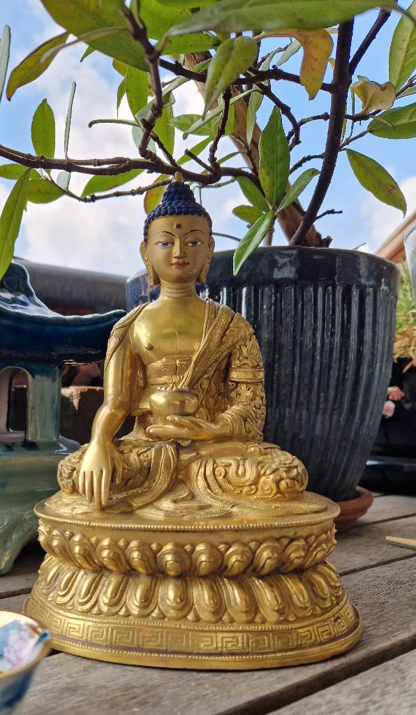 Boeddha beeld brons, Antiek en Kunst, Kunst | Niet-Westerse kunst, Ophalen of Verzenden