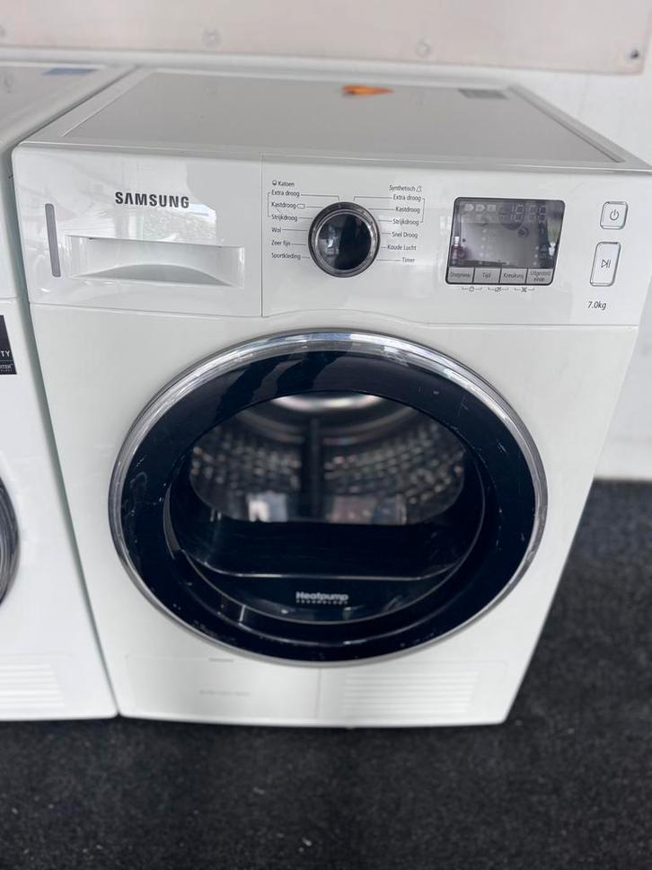 SAMSUNG WARMTEPOMPDROGER A+++ 7 KG met 1 jaar garantie, Witgoed en Apparatuur, Wasdrogers, Refurbished, Overige typen, Voorlader