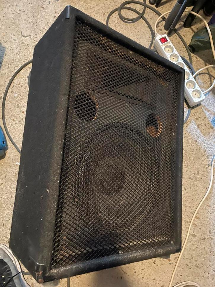 Floormonitors (2 stuks) 350 Watt passief, Audio, Tv en Foto, Luidsprekers, Gebruikt, Overige typen, 120 watt of meer, Overige merken