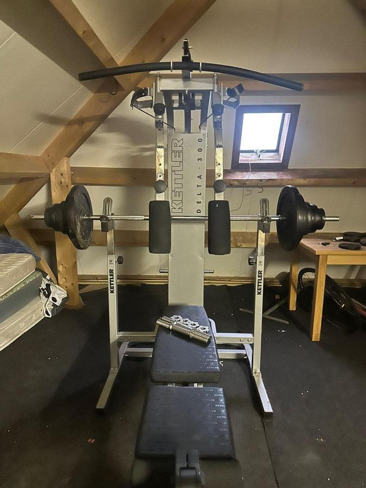 Kettler 300 – complete homegym set!, Sport en Fitness, Fitnessapparatuur, Zo goed als nieuw, Krachtstation, Armen, Benen, Borst