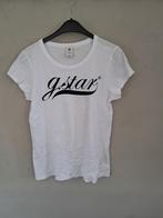 Zeer leuk wit G-STAR t-shirt, zo goed als nieuw!, Maat 38/40 (M), Wit, Ophalen of Verzenden, Zo goed als nieuw