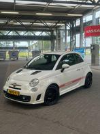Fiat 500 1.4 T-Jet Abarth 2013 Wit Automaat APK tot 9-8-2026, Auto's, Automaat, 15 km/l, Zwart, 4 stoelen