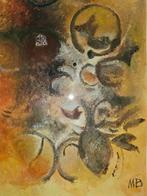 Mogens Balle  Cobra Groep  Olieverf op Papier, Ophalen