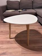Leuke witte bijzettafel, Huis en Inrichting, Tafels | Bijzettafels, Ophalen, Minder dan 45 cm, Minder dan 55 cm, Zo goed als nieuw