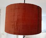 Ronde velours hanglamp - merk: QazQa, Ophalen of Verzenden, Zo goed als nieuw, Overige materialen, Minder dan 50 cm