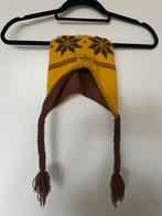 Chocomel muts met vlechtjes, Ophalen of Verzenden, Zo goed als nieuw, One size fits all, Pet