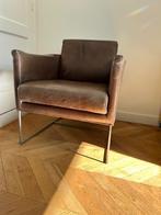 leren fauteuil, Huis en Inrichting, Fauteuils, Ophalen, Minder dan 50 cm, Gebruikt, Minder dan 75 cm