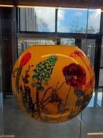 Handbeschilderde bolvaas "WILD FLOWER"van RIXSA-ART, Huis en Inrichting, Woonaccessoires | Vazen, Ophalen, Overige kleuren, Nieuw