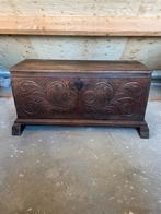 Antieke houten kist, Antiek en Kunst, Antiek | Meubels | Kasten, Ophalen