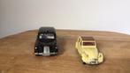 Dinky Toys Austin Taxi & Citroen 2CV, Ophalen of Verzenden, Zo goed als nieuw, Auto, Overige merken