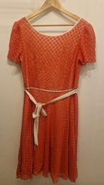 Jurkje steps roze/koraal met wit - maat 42, Kleding | Dames, Jurken, Maat 42/44 (L), Ophalen of Verzenden, Zo goed als nieuw, Steps