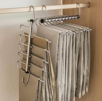 Nieuwe 5-laags broeken organizer voor in de kledingkast beschikbaar voor biedingen