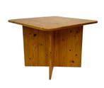 Vintage grenen salontafel / bijzettafel minimalist design, Ophalen, Gebruikt, Vintagw, Rechthoekig