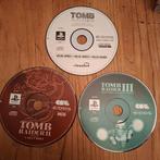 Tomb Raider PS1 drie delen (discs only), Spelcomputers en Games, Games | Sony PlayStation 1, Avontuur en Actie, Gebruikt, 1 speler