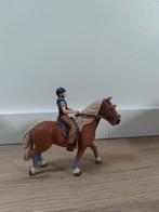 Schleich Paard met Ruiter en Tuig, Ophalen of Verzenden, Zo goed als nieuw, Overige typen