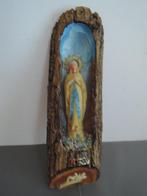 Kitsch Lourdes souvenier met beeldje van Maria, Ophalen of Verzenden, Christendom | Katholiek, Zo goed als nieuw, Beeld(je)