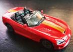 Burago dodge viper srt-10 rood met gele striping, Ophalen of Verzenden, Gebruikt, Auto, Overige merken