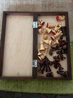 Schaakspel chess in houtkistje met Schakbord, Ophalen of Verzenden, Zo goed als nieuw