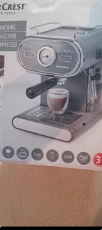 Nieuw ! In doos Expresso machine silvercrest, Stoompijpje, Espresso apparaat, Nieuw, Ophalen of Verzenden