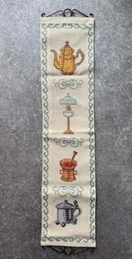 Borduurwerk/ schellekoord met beslag keuken, Ophalen of Verzenden, Zo goed als nieuw, Handborduren, Overige typen