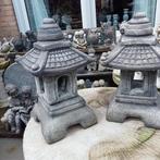 2 x kleine tuinlantaarn van beton, Tuin en Terras, Tuinbeelden, Ophalen, Gebruikt, Beton, Overige typen