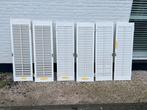 Witte shutters, Huis en Inrichting, 100 tot 150 cm, Minder dan 50 cm, Gebruikt, Ophalen of Verzenden