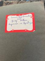 2 schriftjes vol met jaren 50 sinaasappel wraps 1958, Ophalen, Zo goed als nieuw, Verpakking