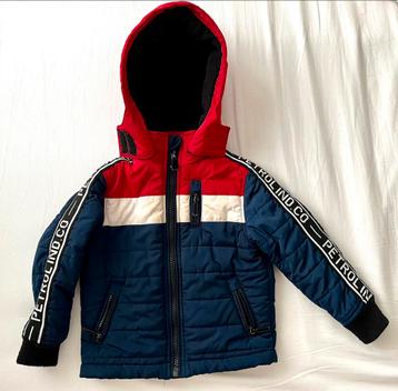 Dikke donkerblauwe winterjas van Petrol Industries beschikbaar voor biedingen