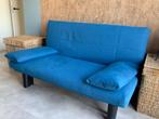 Slaapbank, Ophalen, Gebruikt, Blauw, Tweepersoons