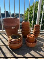 Terracota pots, Tuin en Terras, Bloempotten, Ophalen, Gebruikt, Rond, Tuin
