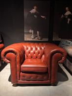 Chesterfield Clubfauteuil XXL Model, Huis en Inrichting, Fauteuils, Gebruikt, Engeland, Klassiek stoer, 100 tot 125 cm