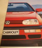Volkswagen Golf 3 cabrio folder izgst óók bijlage en kleuren, Boeken, Ophalen of Verzenden, Zo goed als nieuw, Volkswagen