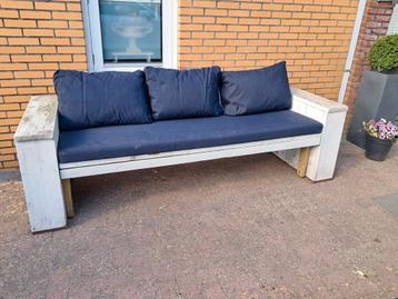 ⛱️ Tuinbank | Bruikbare OPKNAPPER | Steigerhout  beschikbaar voor biedingen