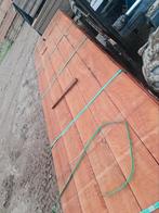 Hardhout beschoeiing planken 350 cm x 20 cm bezorgen mogelij, Ophalen, Planken, Nieuw, Hardhout
