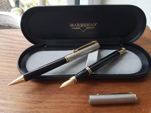 Marksman Vulpen & Balpen - Luxe kwaliteits set - boxed, Verzamelen, Pennenverzamelingen, Zo goed als nieuw, Vulpen, Overige merken