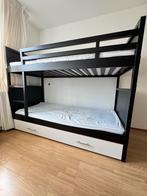 Stapelbed met lade en kastje, Huis en Inrichting, Slaapkamer | Stapelbedden en Hoogslapers, Gebruikt, 90 cm, Eenpersoons, 160 tot 180 cm
