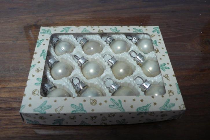 Oude kerstballen voor feather tree gansverenboom Germany, Diversen, Kerst, Gebruikt, Ophalen of Verzenden