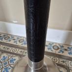 Supergave vintage dressboy chroom zwart leer, zware voet, Huis en Inrichting, Woonaccessoires | Kapstokken, Ophalen, 100 tot 150 cm