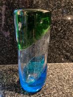 Pols Potten vaas met bubbels. Groen/wit en blauw. 25 euro, Antiek en Kunst, Ophalen of Verzenden