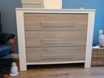 Commode Noël Eiken Wit incl wandplank en aankleedkussen, Ophalen, Gebruikt, 50 tot 70 cm, 100 cm of meer