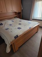 Tweepersoonsbed met ombouw (zonder matras/bodem), Ophalen, Gebruikt, Tweepersoons, Modern