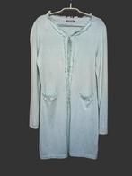 Hemisphere Vest Maat 36 Licht Blauw Franjes Lang Kasjmier, Zo goed als nieuw, H, H, Verzenden