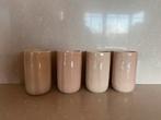 Nosse beige bekers 4x, Ophalen of Verzenden, Nieuw, Overige materialen