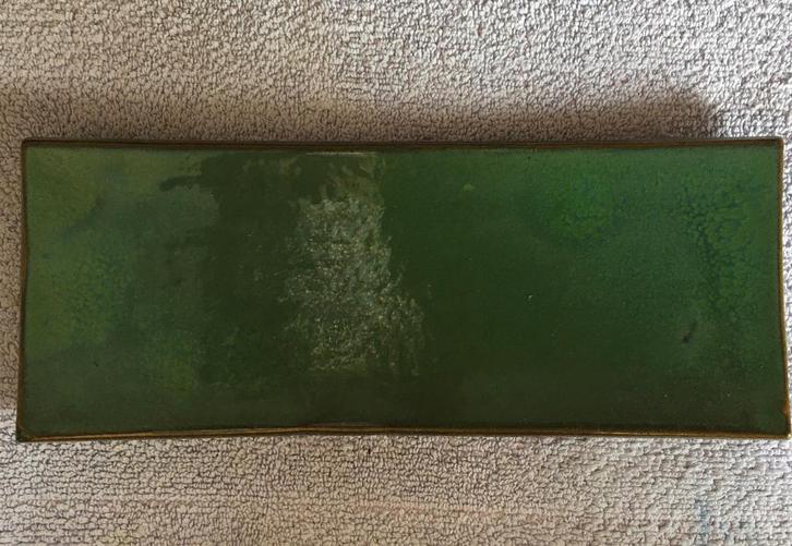 Celadon groen sushi serveerschaal 24 x 9,5cm, Huis en Inrichting, Keuken | Keukenbenodigdheden, Zo goed als nieuw, Ophalen of Verzenden