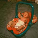 Babypop met Draagmand, Ophalen of Verzenden, Gebruikt, Babypop