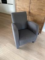 Grijze Fauteuil, Huis en Inrichting, Fauteuils, Ophalen, Minder dan 75 cm, Zo goed als nieuw, Stof