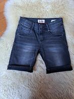 Vingino korte spijkerbroek zwart maat 128, Kinderen en Baby's, Kinderkleding | Maat 128, Zo goed als nieuw, Vingino, Jongen, Ophalen