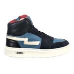 JOPPER maat 35 lerensneaker/rits blauw/wit gratis verzenden, JOPPER BY HIP, Schoenen, Nieuw, Verzenden