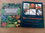 2 boeken: biologische moestuin en bio groentetuin, Ophalen of Verzenden, Zo goed als nieuw, Moestuin